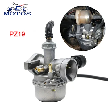

Sclmotos- PZ19 19mm Hand Cable Choke Motorcycle Carburetor Carb for Honda for Yamaha Dit Pit Bikes 50cc 70cc 90cc 110cc Racing