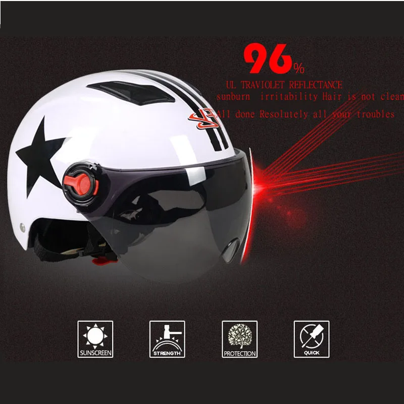 new style Motorcycle Helmets Motorbike Vespa Open Face Half Motor