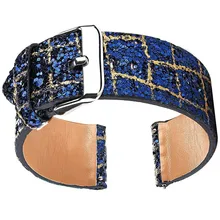 Smart Аксессуары для браслета TexturBling блеск кожи ремешок замена часы ремешок для Fitbit Versa#4