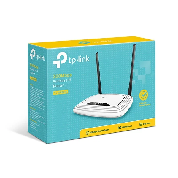 Маршрутизатор беспроводной TP-LINK 300 Мбит/с wifi точка доступа 4 PORTE LAN TL-WR841N