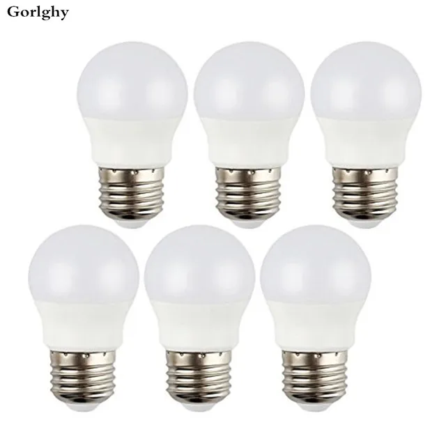 6pcs Lot 3w Light Bulb E27 400lm Led Energy Saving Bulbs 40 6pcs Lot 3w Light Bulb E27 400lm Led Energy Saving Bulbs 40 Watt Equivalent Lights For Home Warm Cool White Color 220