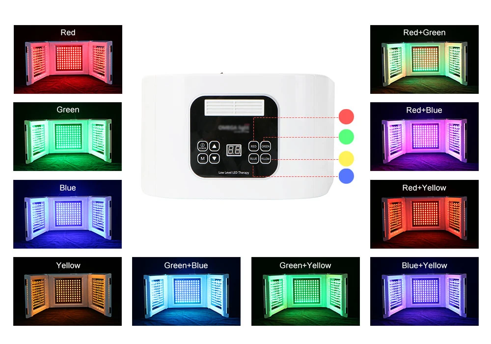 Профессиональный Фотон pdt светодиоды свет прибор для лица 10 цветов лечение акне Осветление кожи лица Омоложение кожи легкая терапия