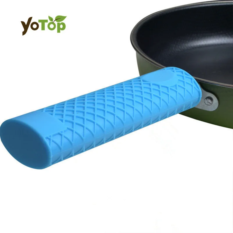 YOTOP 1set/3pcs Non slip Silicone Panhandle Mitts Cover Heat resistant