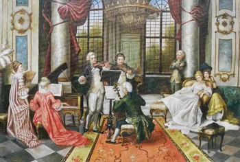 

High Quality Canvas Art Picture Print Painting European Court Portrait Oil Painting on Canvas Wall Art Picture Home Decor