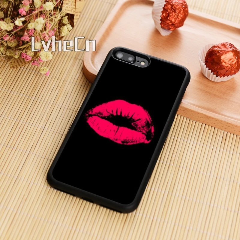 Чехол для телефона LvheCn Kiss Me Red Lip iPhone 5 6 s 7 8 plus 11 12 Pro X XR XS Max Samsung Galaxy S6 S7 edge S8 S9 S10 |