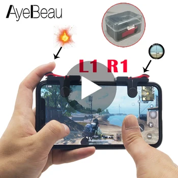 

Control Pubg Controller Mobile Trigger Gamepad Game Pad Joystick For Cellular Cell Phone Android iPhone L1 R1 L1R1 Gaming Joypad