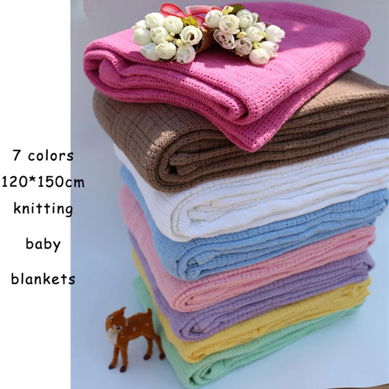 Baby Bed Blanket Newborn Summer Breathable Cotton Sleeping Blanket Kids