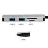 5 in1 USB C USB-C a HDMI Micro SD/TF lector de tarjeta adaptador para MacBook Samsung Galaxy S9/S8 Huawei P20 Pro tipo C USB 3,0 HUB ► Foto 3/6