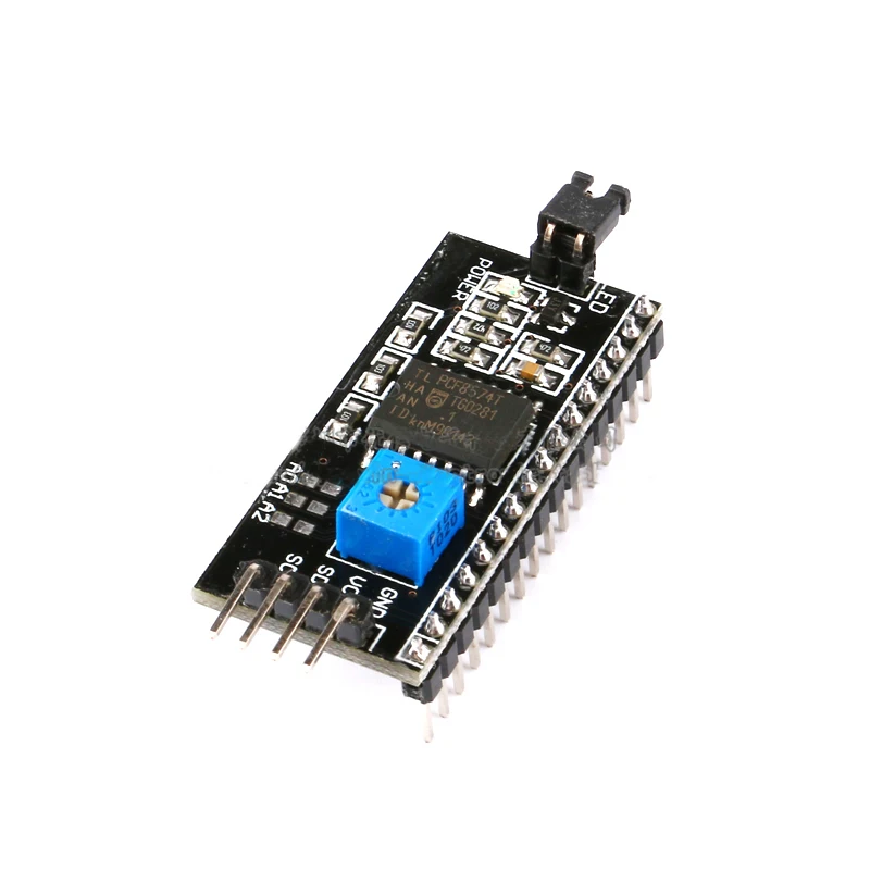 Плата адаптера IIC/I2C LCD 1602/2004 для интерфейса arduino lcd 1602 адаптер I2C PCF8574 2 шт. |