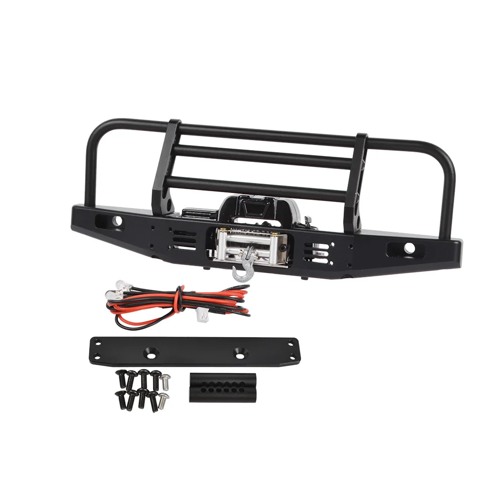 

Universal Metal Front Anti-collision Bumper For 1/10 RC Traxxas TRX4 Defender Bronco Axial Scx10