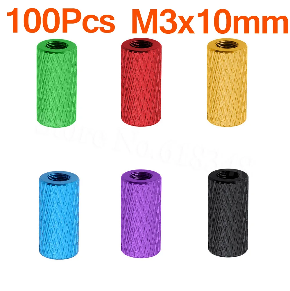 Оптовая продажа 100 шт. M3x10mm Алюминий противостояние Spacer Круглые колонки Женщина Внутренняя резьба для RC Multirotors Quadcopter FPV Drone Запчасти Оптовая продажа 100 шт. M3x10mm Алюминий противостояние Spacer Круглые колонки Женщина Внутренняя резьба для RC Multirotors Quadcopter FPV Drone Запчасти