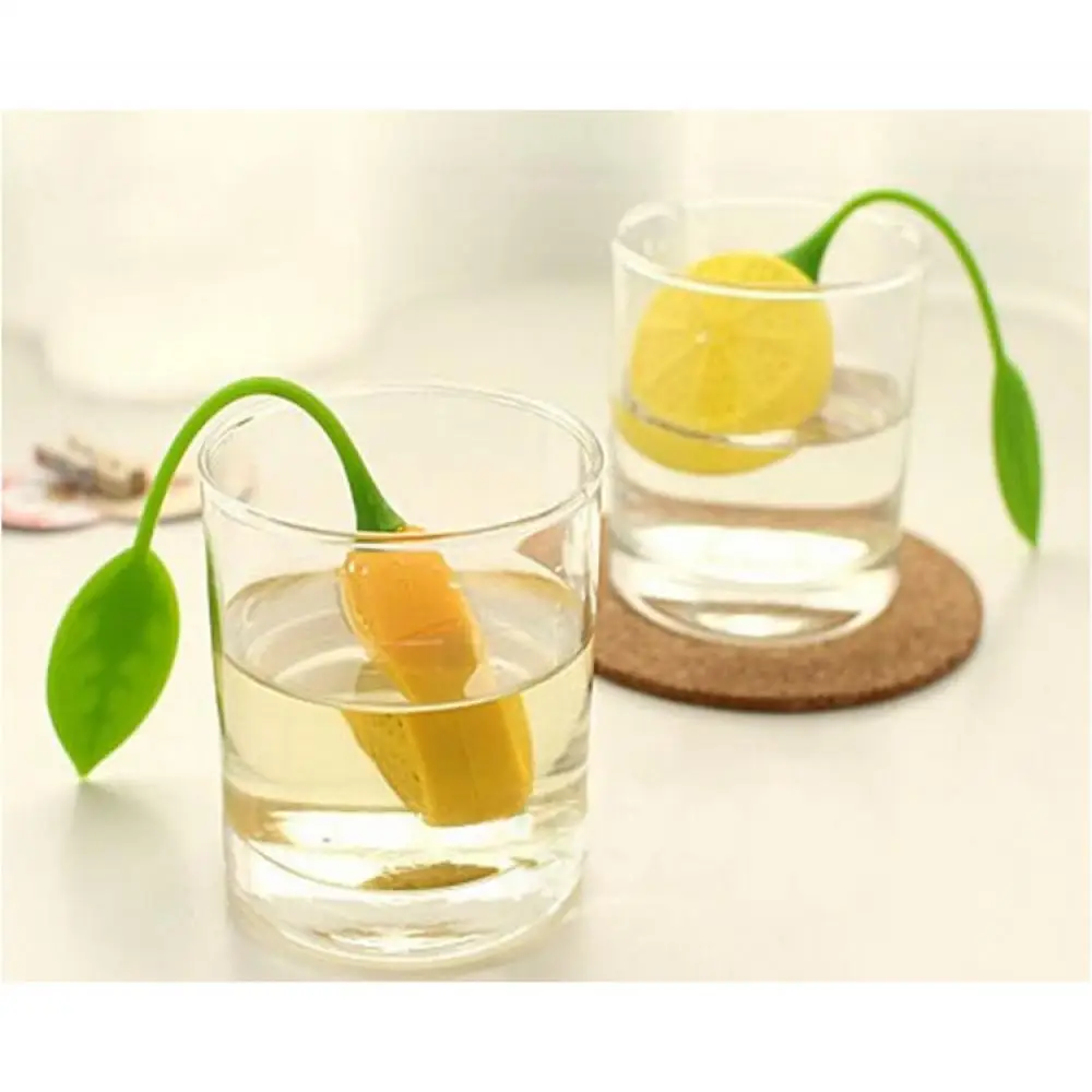Tea Strainer Silicone Lemon Loose Tea Leaf Strainer Herbal Spice
