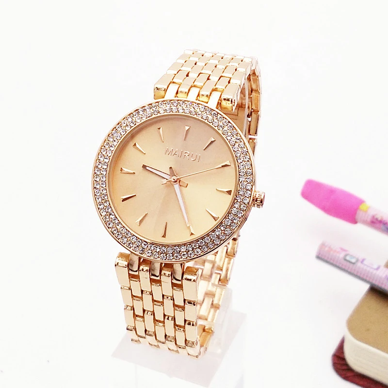 Stainless Steel Bracelet Leisure Watch Business Quartz Wristwatches Luxury Ladies Watches Sale