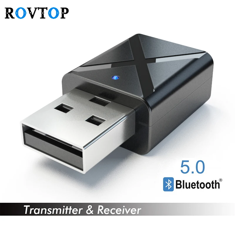 Rovtop 2 в 1 стерео Bluetooth аудио приемник и передатчик 3,5 мм AUX Bluetooth передатчик беспроводной адаптер для ТВ ПК автомобиля Z2