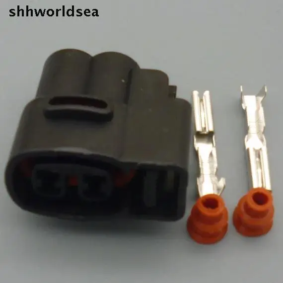 

10/100Sets 2 Pin For KIA Ignition Coil Female Automotive Connector Plug For CVVT Fuel Injector Wiring Harness Socket MG640605