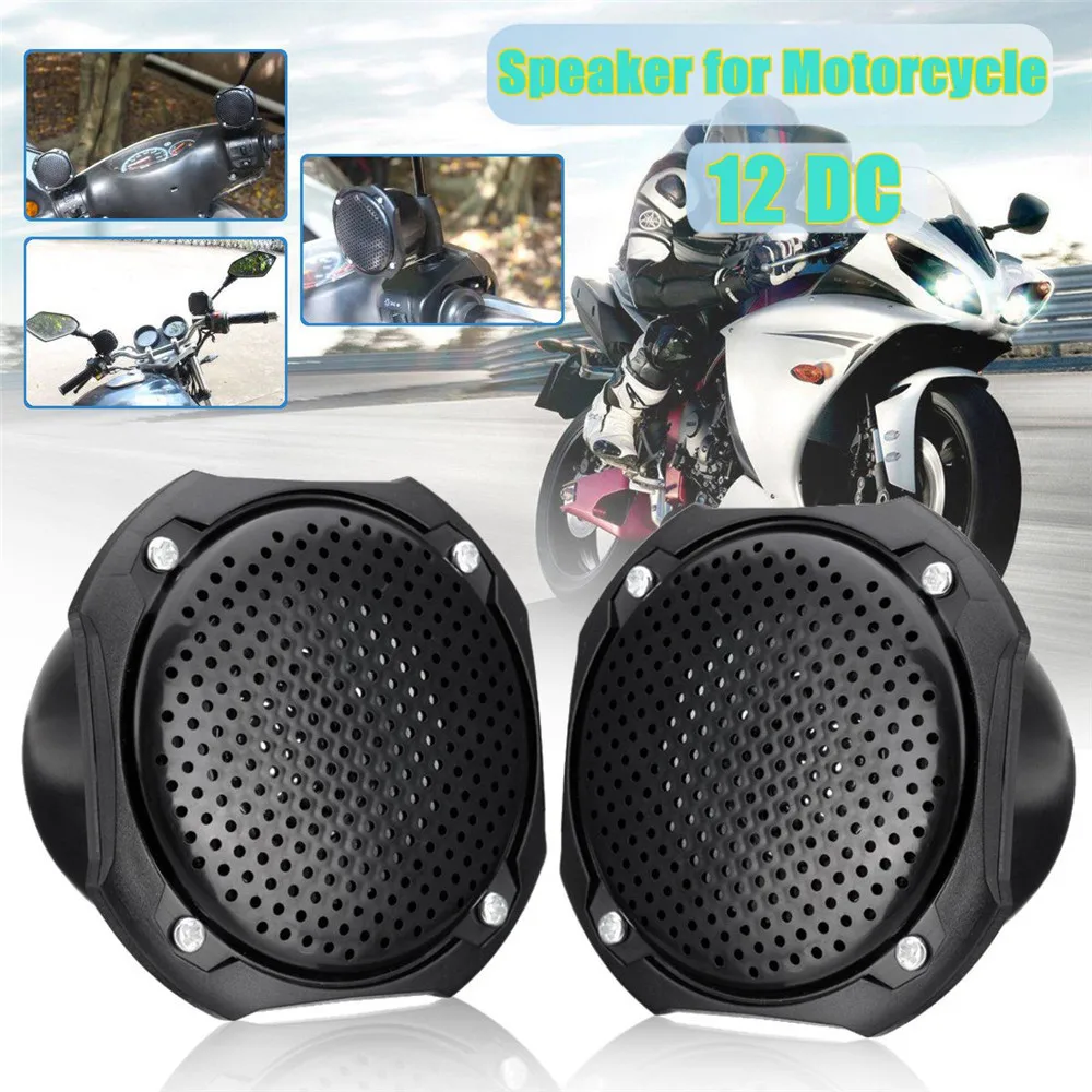1 пара 12 В Универсальный мотоциклетный громкий динамик USB Водонепроницаемый ATV MP3 музыкальный плеер bluetooth стерео динамик fm-радио Подходит для Honda