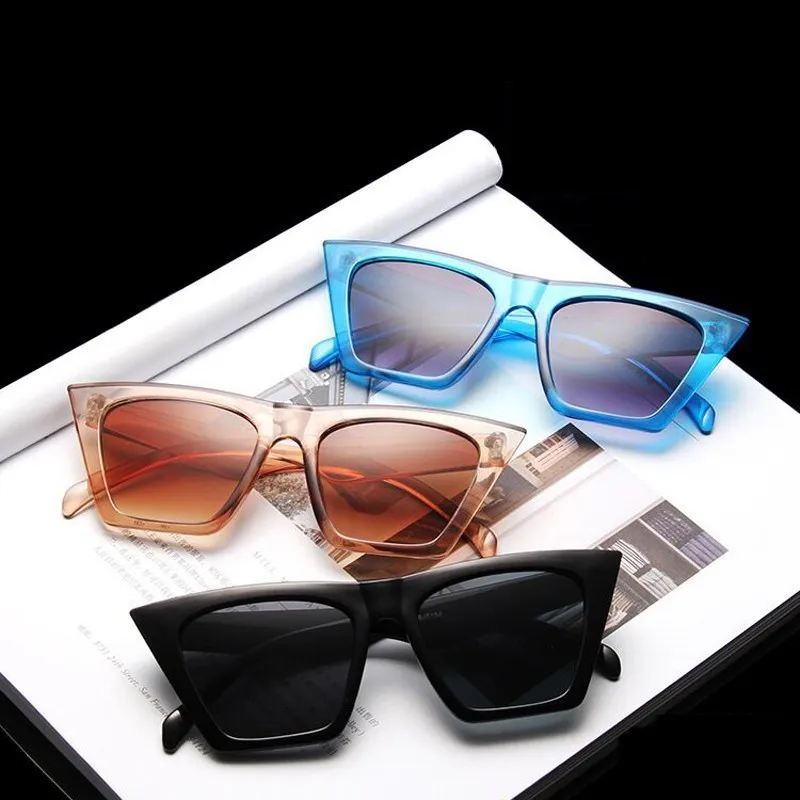 Fashion Square Sunglasses Women Designer Luxury Man/Women Cat Eye Sun Glasses Classic Vintage UV400 Outdoor Oculos De Sol 6