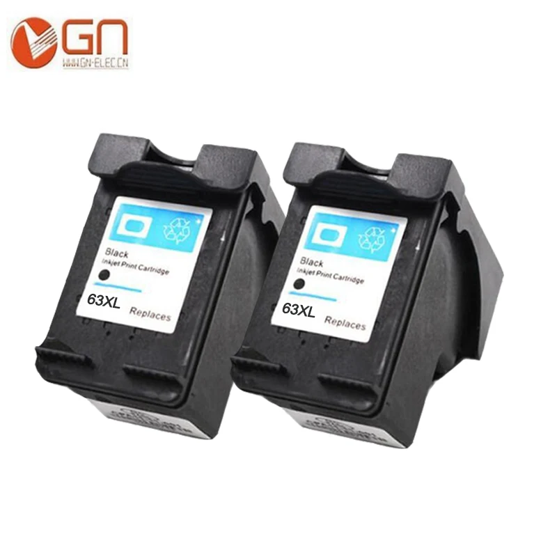 

GN for HP63XL 63XL remanufactured for hp 63 black Officejet 3834 4652 4654 4655 4520 Envy 4512 4522 4516 printer cartridges