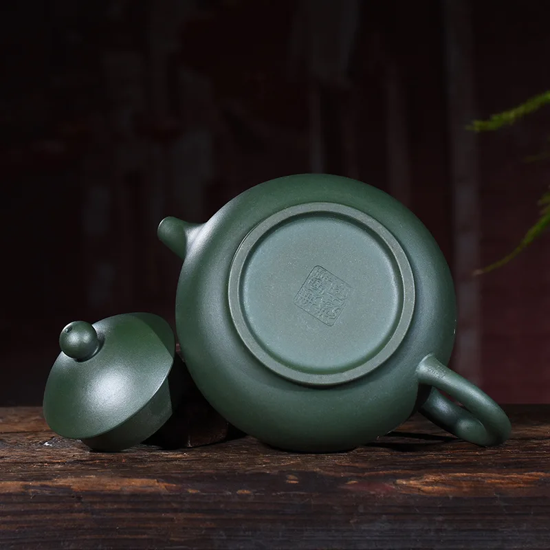 Фиолетовый Глиняный Чайник подлинный ручной работы mine зеленый грязевой окрашенный нефритовый нагрудник кунгфу чайник чайный набор оптом