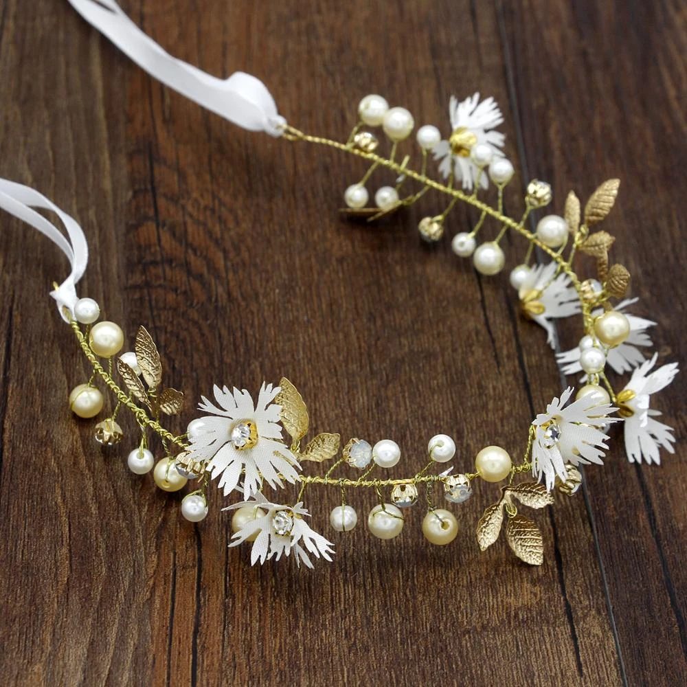 Greek Goddess Olive Leaf Branch Hairband Crown Red White Flower Headpiece Bridal Wedding Headband Gold Hair Accessories Jewelry Hair Jewelry Aliexpress