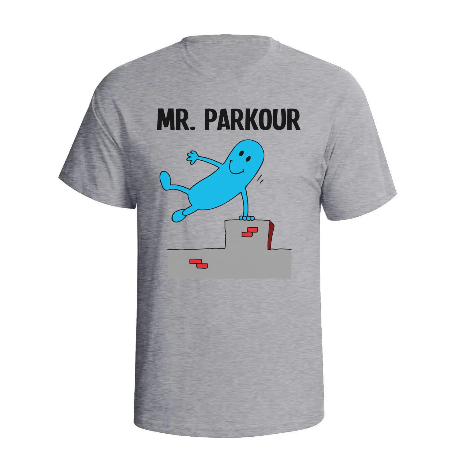 Mr Parkour Mens Unique Gift T-Shirt Birthday Christmas Summer Men'S fashion Tee Comfortable t shirt Casual Short Sleeve TEE | Мужская