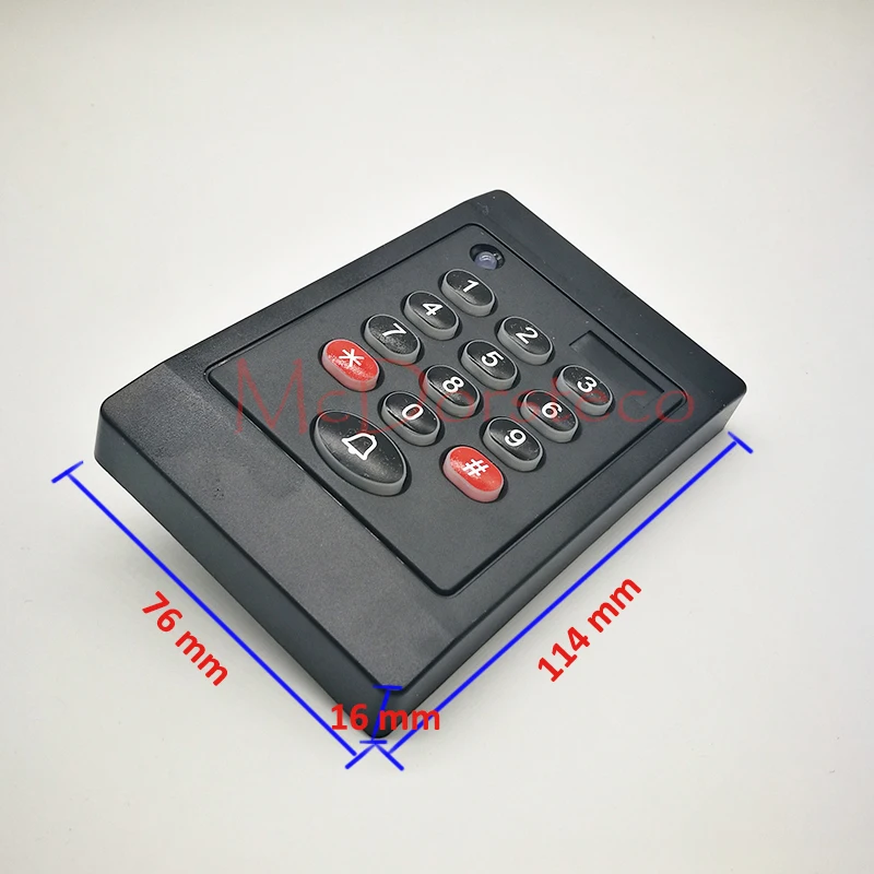 Rfid кардридер с клавиатурой 125 кГц IP65 кГц|Считыватели контрольных карт| |