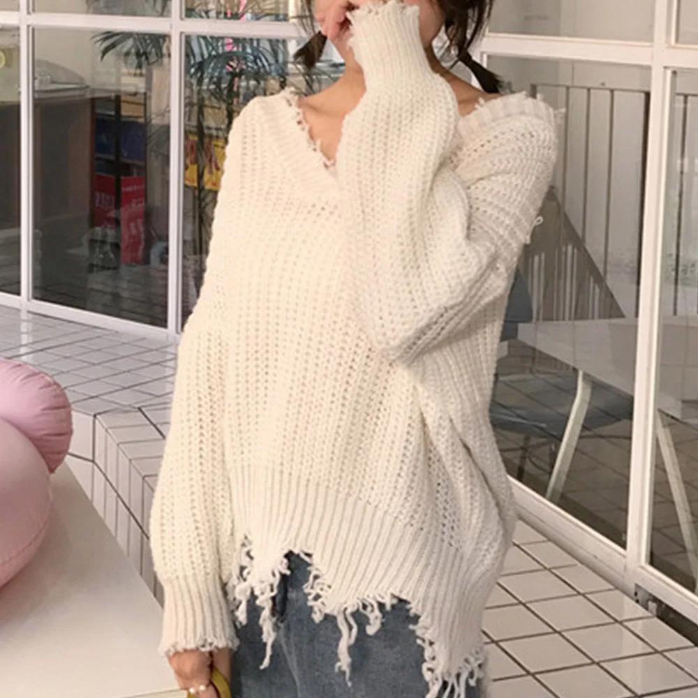 2018 Winter Autumn Sweater Women Ladies Long Sleeve Pullover Female Knitted Boho Jumper Bohemia Sweaters Clothes | Женская одежда