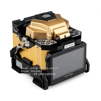 

Digital Fiber Optic Fusion splicer SKYCOM Handheld Core-to-Core Alignment Fusion Splicer T-308X with Optical Fiber Cleaver
