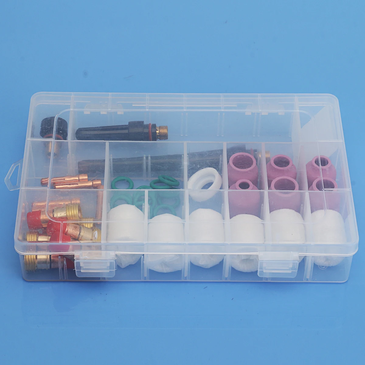 

New For WP-17/18/26 Series 40pcs TIG Welding Torch Collets Body Stubby Gas Lens Welding Machine Accessories