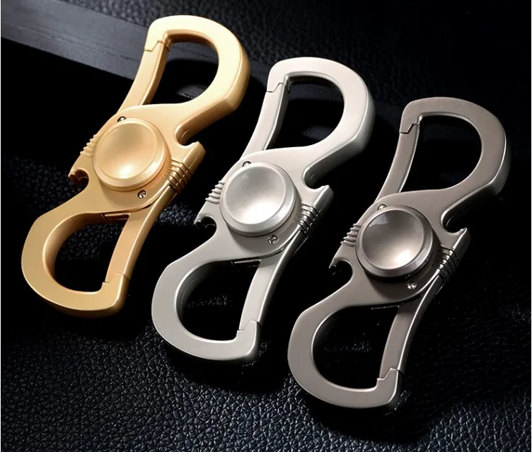 Multifunction Metal Hand Spinner Alloy Keychain Fidget Spinner Opener