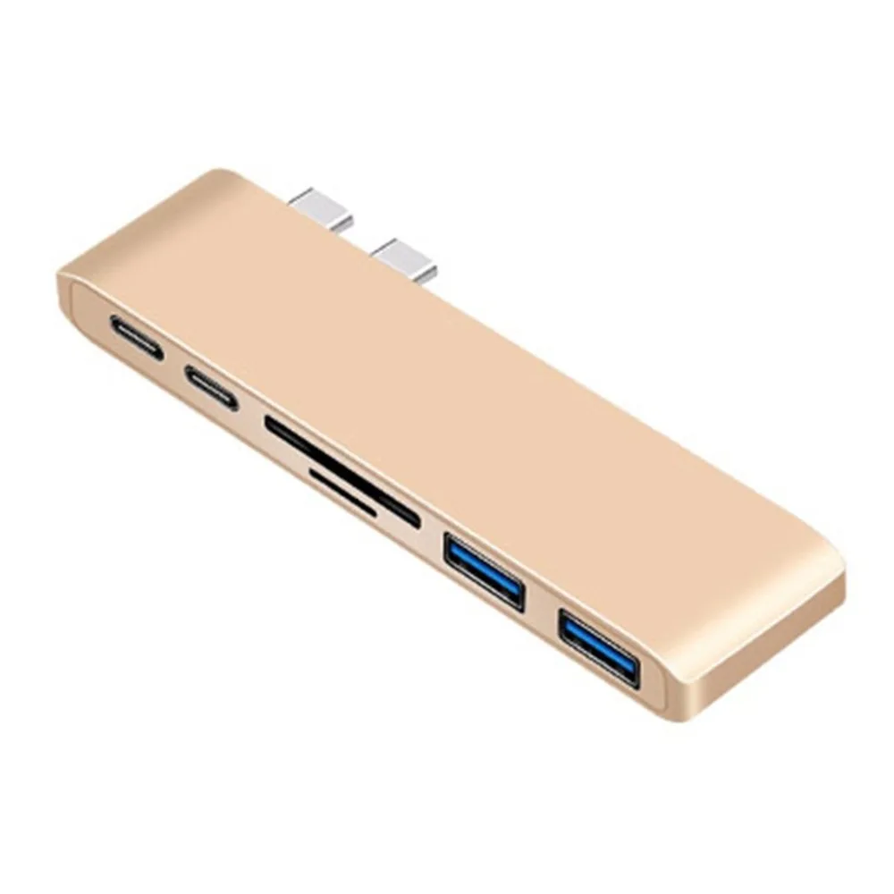 6 в 1 Тип-C USB3.0/2,0/1,0 хаб Тип-C до 6 Порты высокое Скорость адаптер USB3.0 сплиттер Портативный для компьютера PC