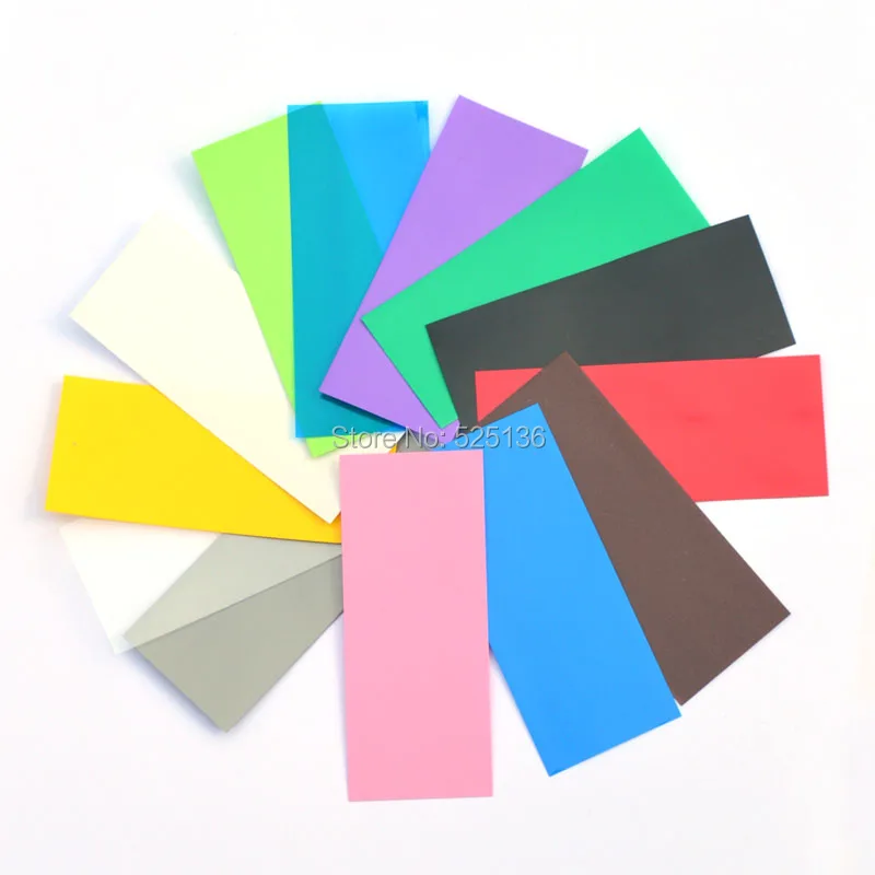 

22pcs 18650 Shrink Wrap 72*30*0.08mm PVC Heat Shrink Sleeves 18650 Battery Wrap