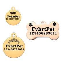 Удостоверение личности для домашних животных интимные товары для собак собаки домашние животные аксессуары удостоверение личности котенка и щенка （гравировка Pet ID, имя, телефон, Пол ）аксессуары для собак