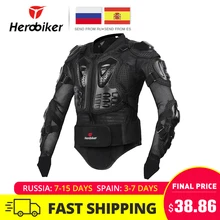 HEROBIKER Motorcycle Jacket Men Full Body Motorcycle Armor Motocross Racing Protective Gear Motorcycle Protection Size S-5XL #