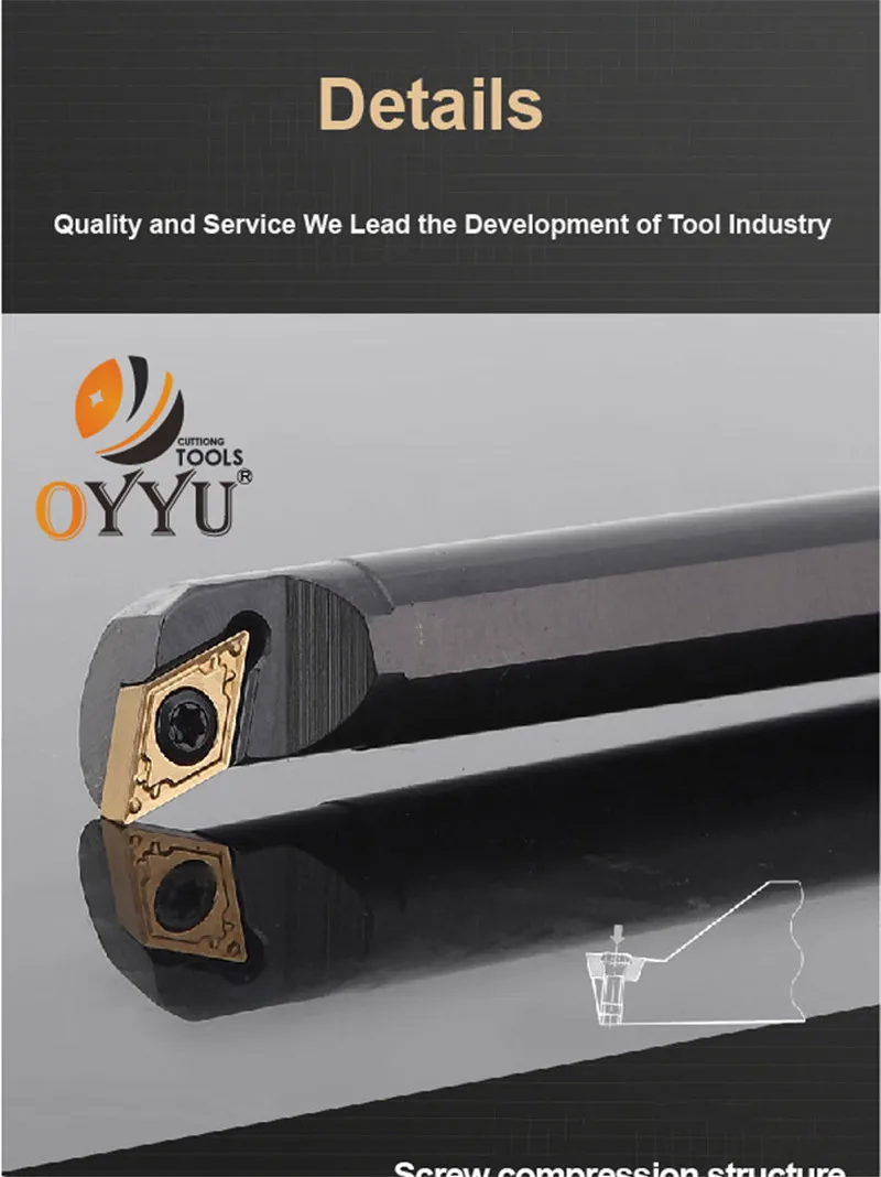 OYYU держатель токарного инструмента S20R-SDQCR11 S20R-SDQCL11 SDQCR токарный станок бурильная режущая установка твердосплавный стержень вставляет инструменты Токарный станок с ЧПУ держатель инструмента