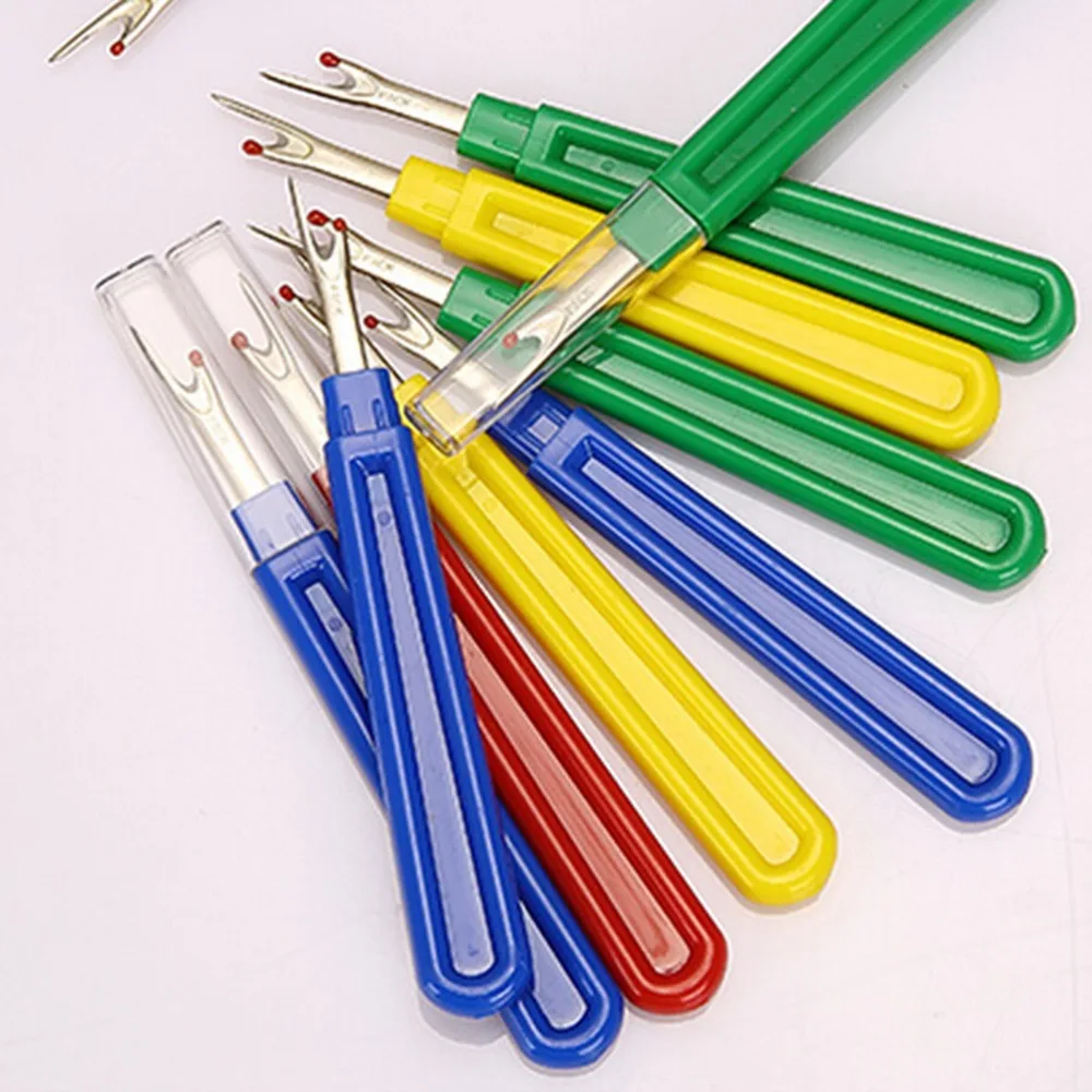 

3Pcs/set 14CM Seam Rippers Plastic Handle Craft Thread Cutter Stitch Unpicker Sewing Tool