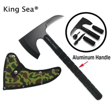 Наружный кемпинговый топор с алюминиевой ручкой Томагавк пожарно-спасательный Многофункциональный топор