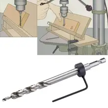 Высокоскоростной стальной шестигранный хвостовик 9,5 мм винтовое сверло для деревообработки косой шаг сверла позиционер