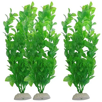 

Elenxs Brand Artificial Green Seaweed For Fish Tank Vivid Water Plants Plastic Fish Tank Plant Decorations for Aquarium