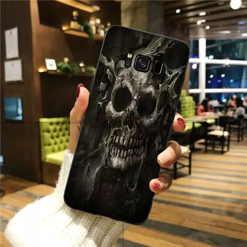 Babaite Grim Reaper Череп Скелет популярный дизайн чехол для GALAXY s7 edge s8 plus s9 plus s5 s6 edge - Цвет: A5