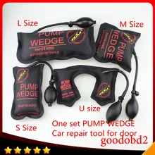 KLOM-herramientas de reparación de automóviles, bomba de cuña, cerrajero, Airbag de cuña de aire para coche, juego de ganzúas, cerradura de puerta de coche abierta, tamaño S, M, L, U, para XC90, VW