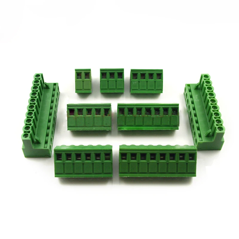 10pcs 2EDGK-5.08mm Connector 5.08mm Pitch PCB Plug-in Terminal Block 5.08 Male and Female On The Plug Terminal