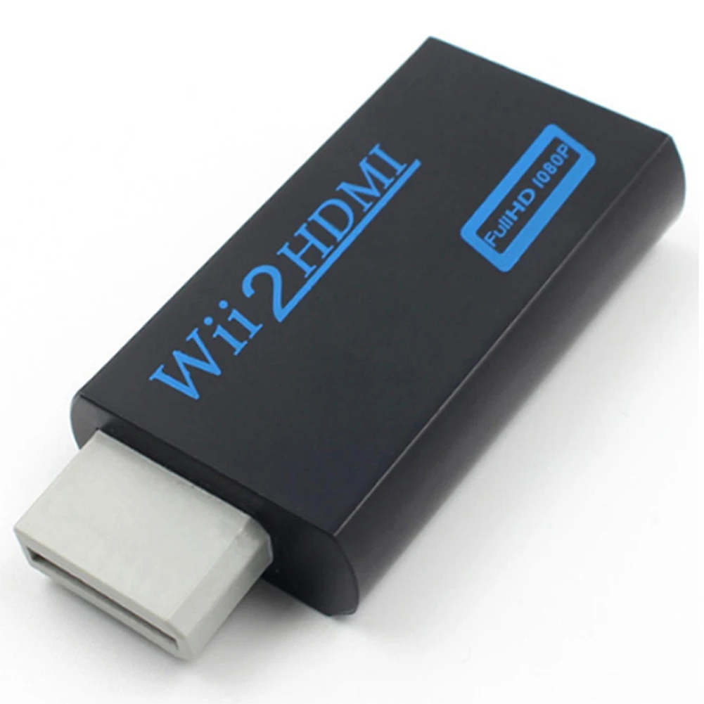 new HDMI Converter Support FullHD 720P 1080P 3.5mm Audio for Wii 2HDMI Adapter Conversion