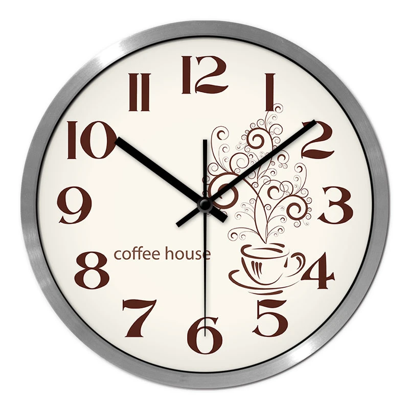 

Living Room Large Wall Clock Modern Design Home Decor Kitchen Metal Quiet Relogio Parede Quartz Watch Household Products 40C392
