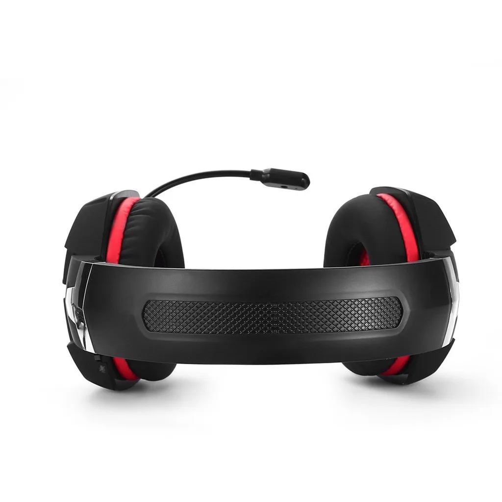 Игровые наушники KOTION EACH G1000 PC Gamer Headset Over Ear Noise Lsolating Breathing LED Lights с микрофоном