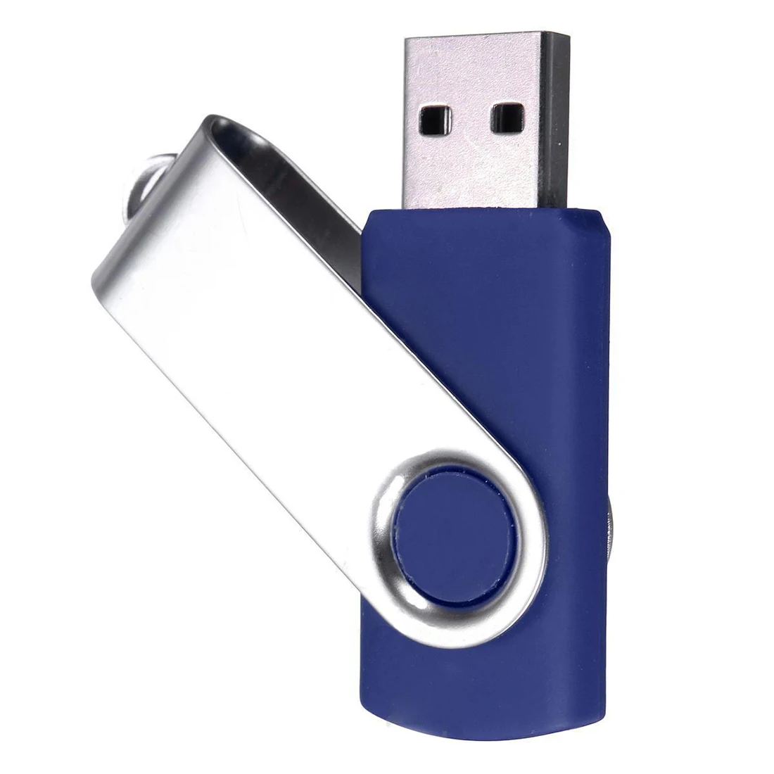 Карта памяти USB 2,0 Поворотная вспышка Флешка для ПК емкость ноутбука: 4 Гб цвет: синий