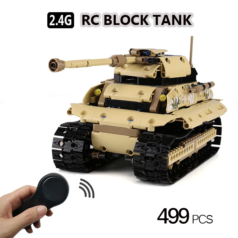 

New Remoter control block RC Tank Car fit legoings Technic Military city Remote Control Building Block Brick diy Toy kid