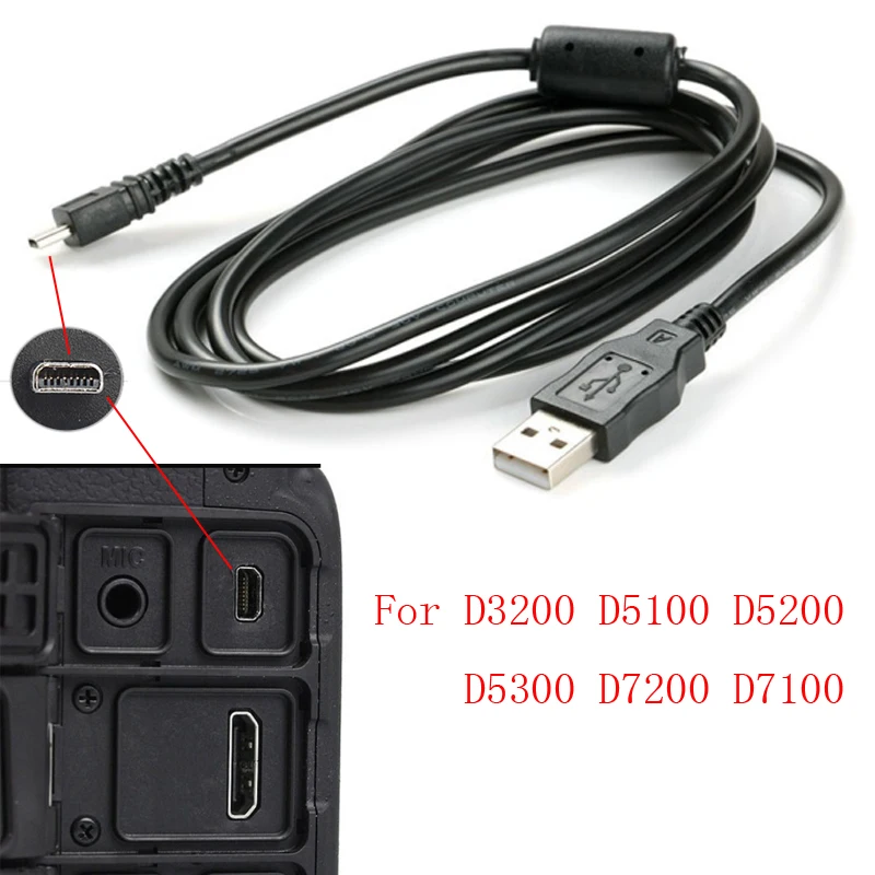 Cavo Fotocamera Cavo dati USB per Sony Cybershot dsc-w520 