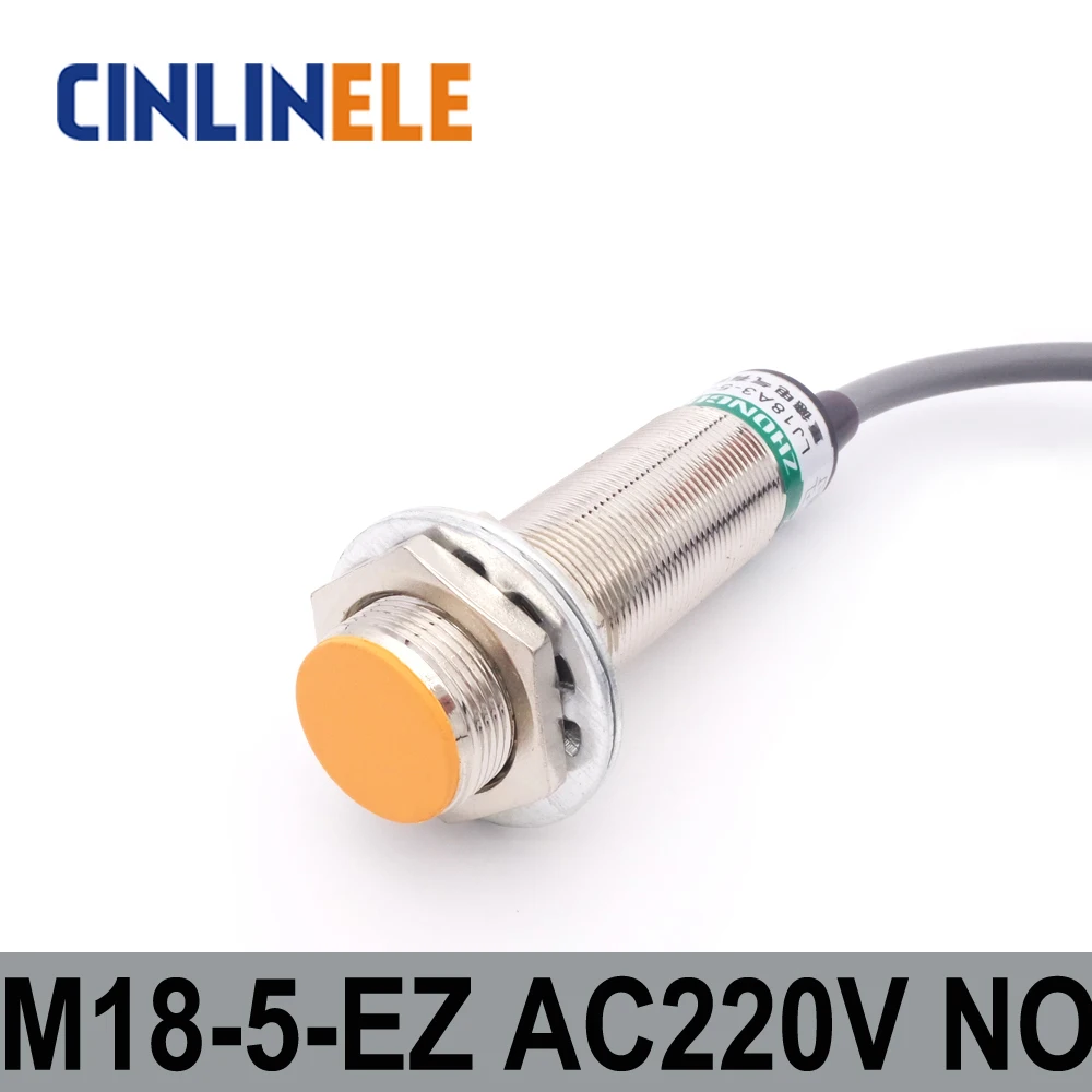 

M18 LJ18A3-5-Z/EZ 5mm induction AC 2 WIRE NO metal sensor inductive proximity switch Screen shield type LJ8A3 sensor switch