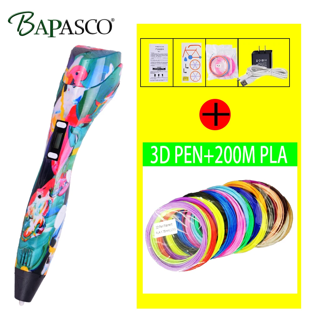 Original 3D Pen Newest Version 3D Drawing Printer Printing Pencil Can Add 200 Meter PLA Filament for Kid Adult DIY Gift цена Original 3D Pen Newest Version 3D Drawing Printer Printing Pencil Can Add 200 Meter PLA Filament for Kid Adult DIY Gift цены онлайн